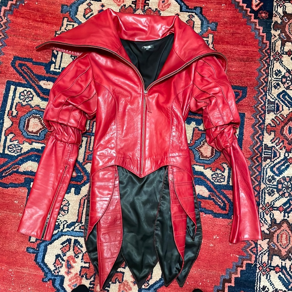Ritual Red Leather Jacket